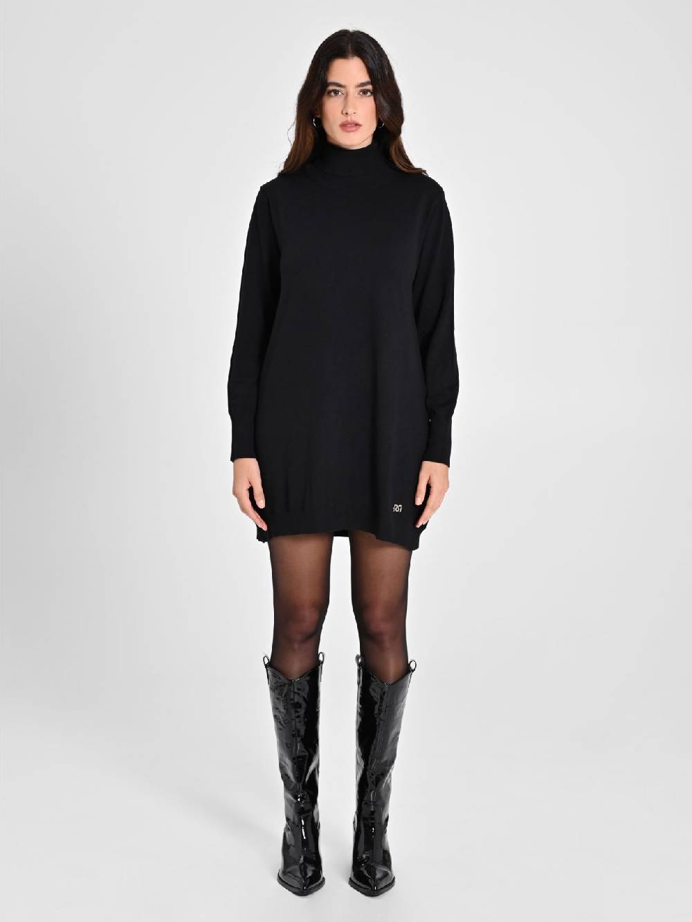 Rinascimento Abito Nero in Maglia Ecotec® Offerte giornaliere