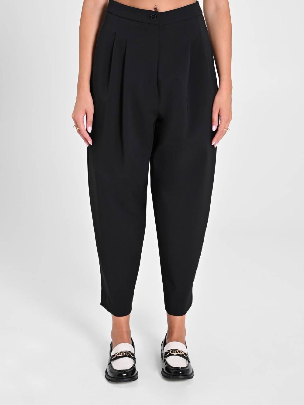 Rinascimento Pantaloni Ampi Neri Super Saving Price