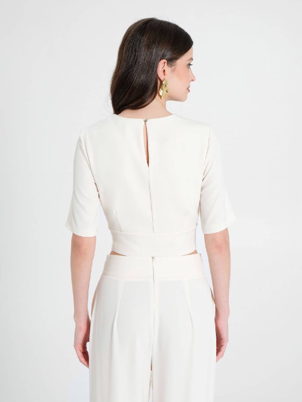 Rinascimento Blusa con Fibbia Trasporto libero internazionale