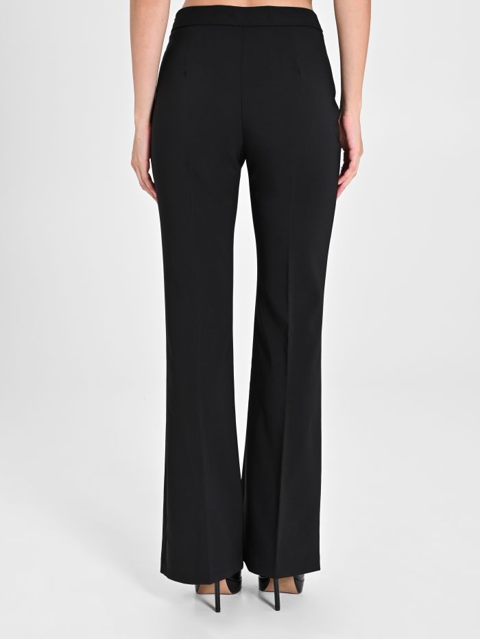 Rinascimento Pantaloni Mid Flared in Tessuto Tecnico Outlet