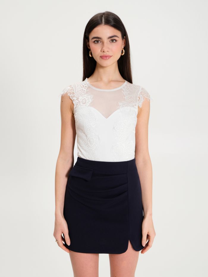 Rinascimento Top Body in Pizzo Vendite Flash