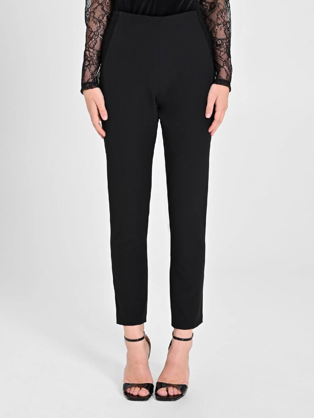 Rinascimento Pantaloni con inserto Pizzo & Velluto Prezzo di fabbrica