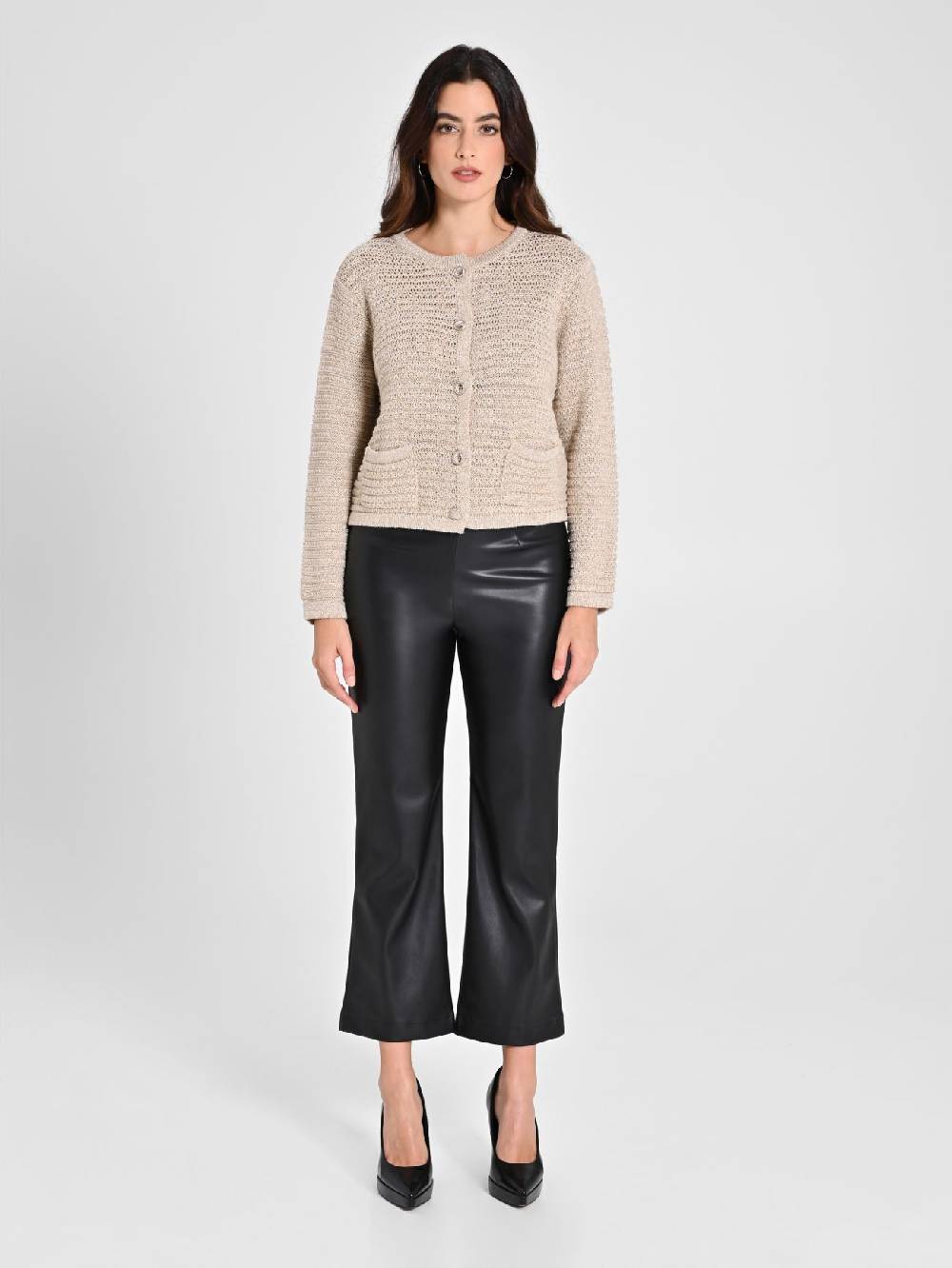 Rinascimento Cardigan Lurex Oro Offerta natalizia