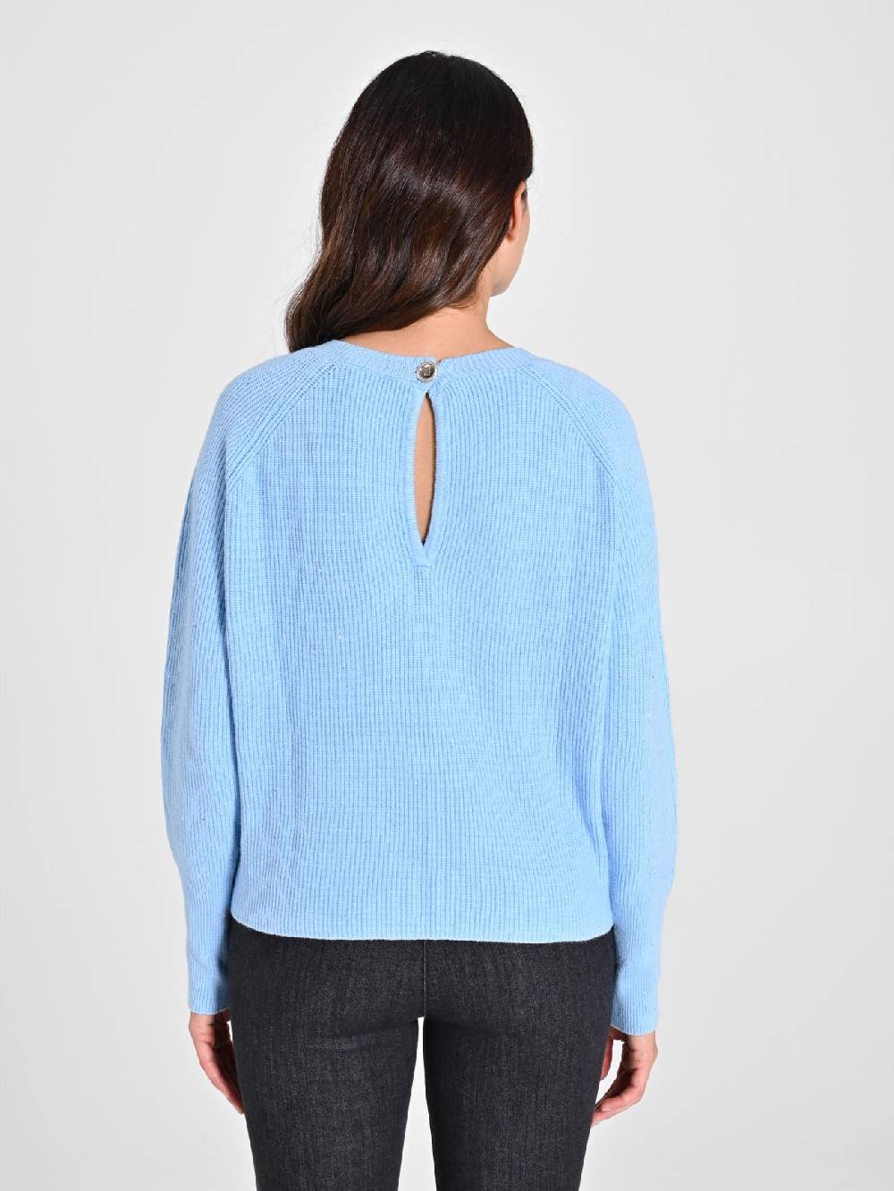 Rinascimento Maglione Azzurro Paillettes Offerta Pasqua