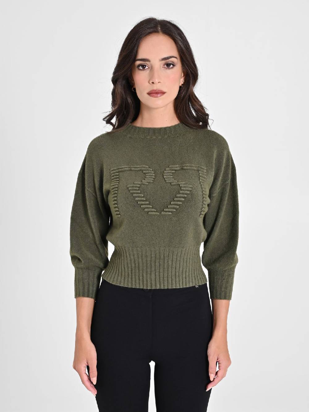 Rinascimento Maglione RR Verde Muschio Offerta migliore