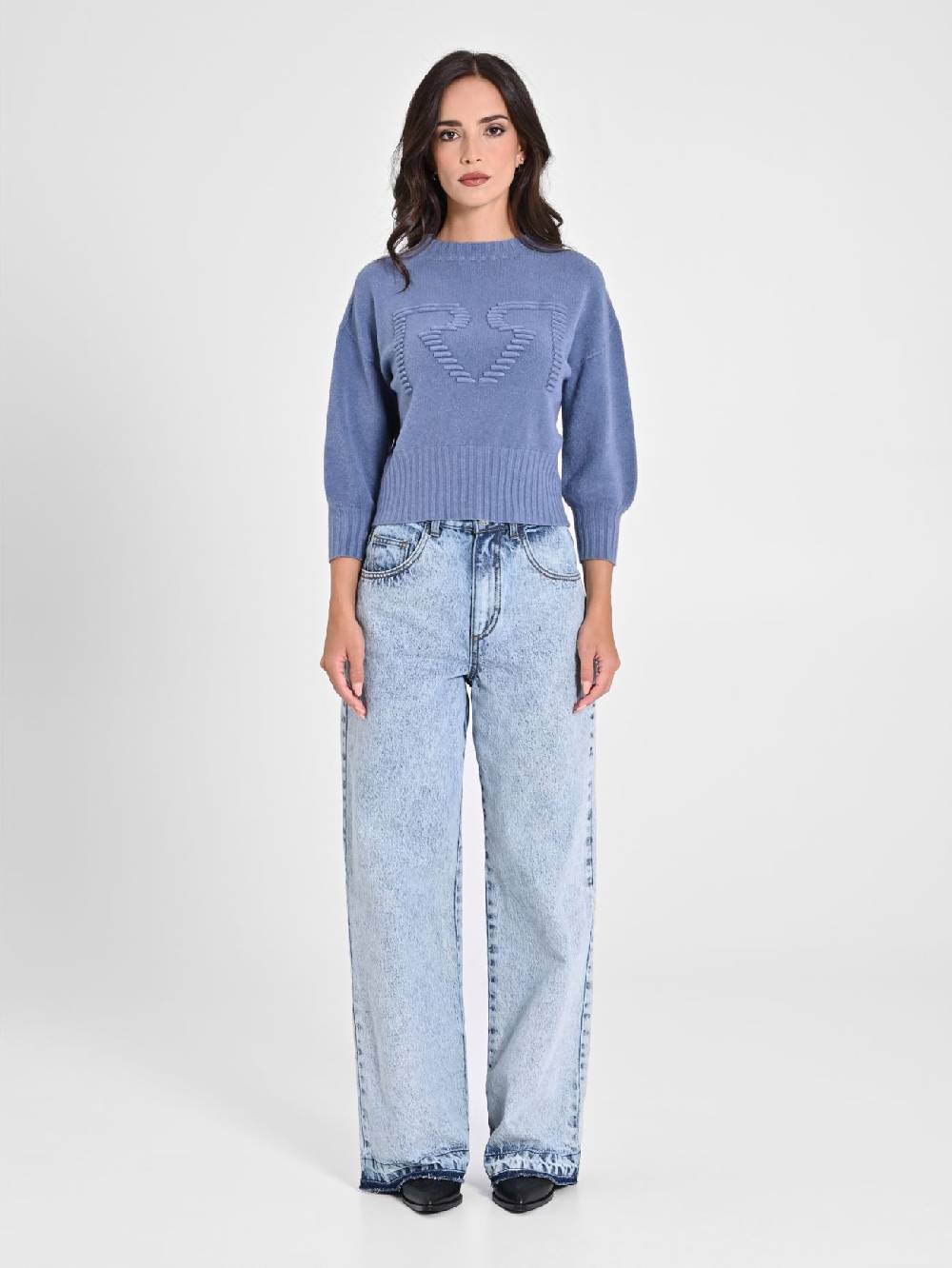 Rinascimento Maglione RR Azzurro Avio Latest fashion