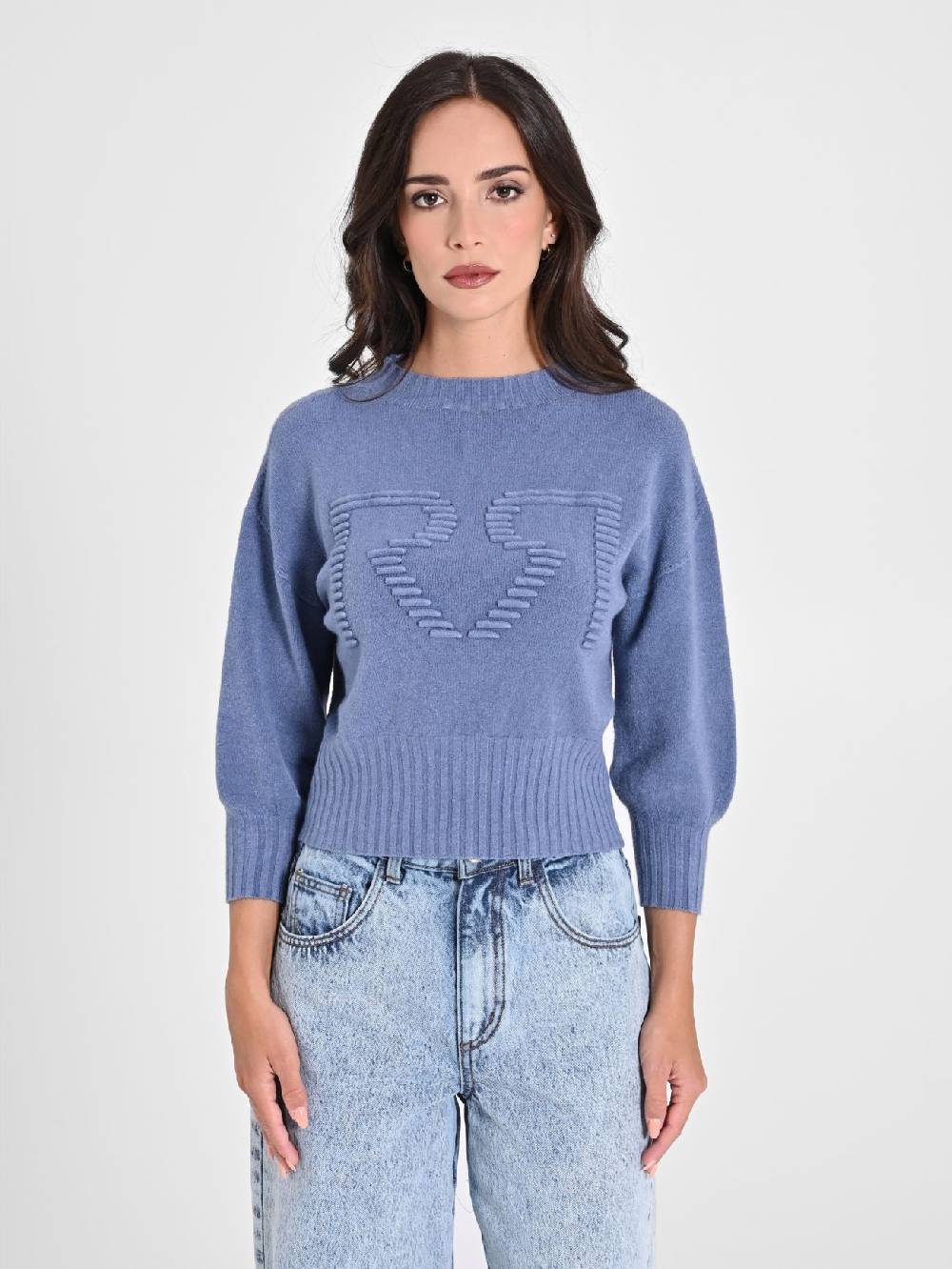 Rinascimento Maglione RR Azzurro Avio Latest fashion