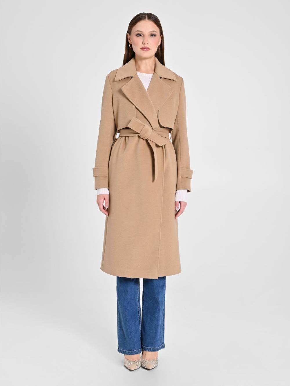 Rinascimento Cappotto Trasformabile Tre-In-Uno color Cammello Bestseller