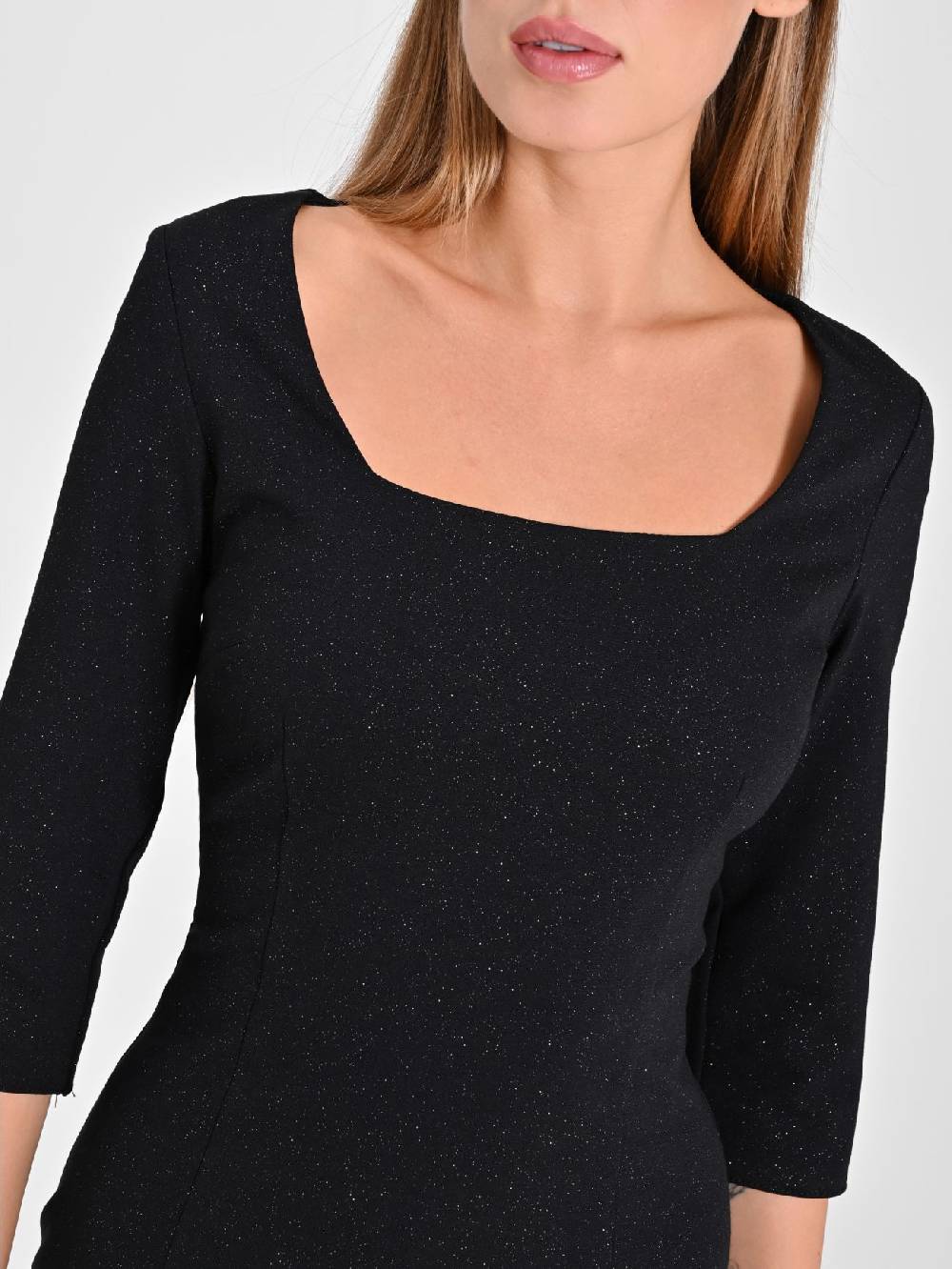 Rinascimento Tubino Glitter Nero Rilascio limitato