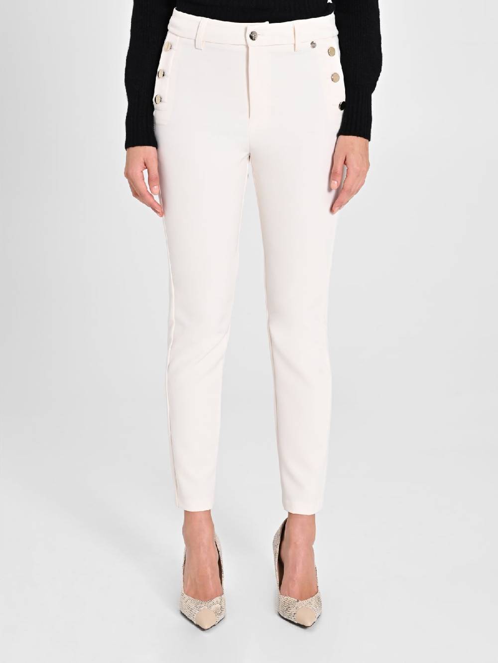 Rinascimento Pantaloni Skinny Bianchi Esporta salva