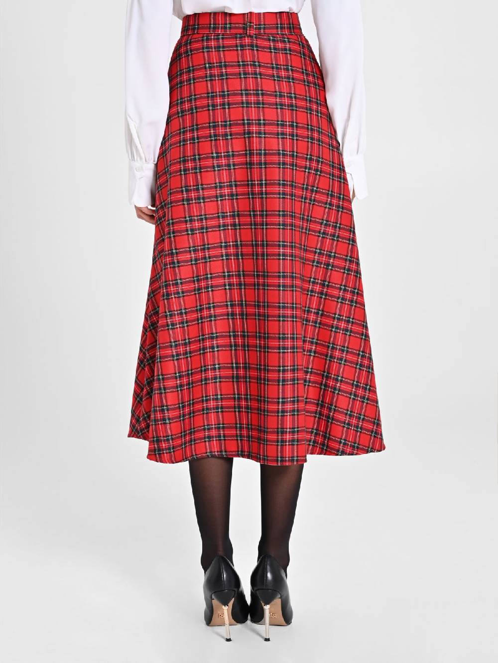Rinascimento Gonna Midi in Tartan 50% di sconto per tempo limitato