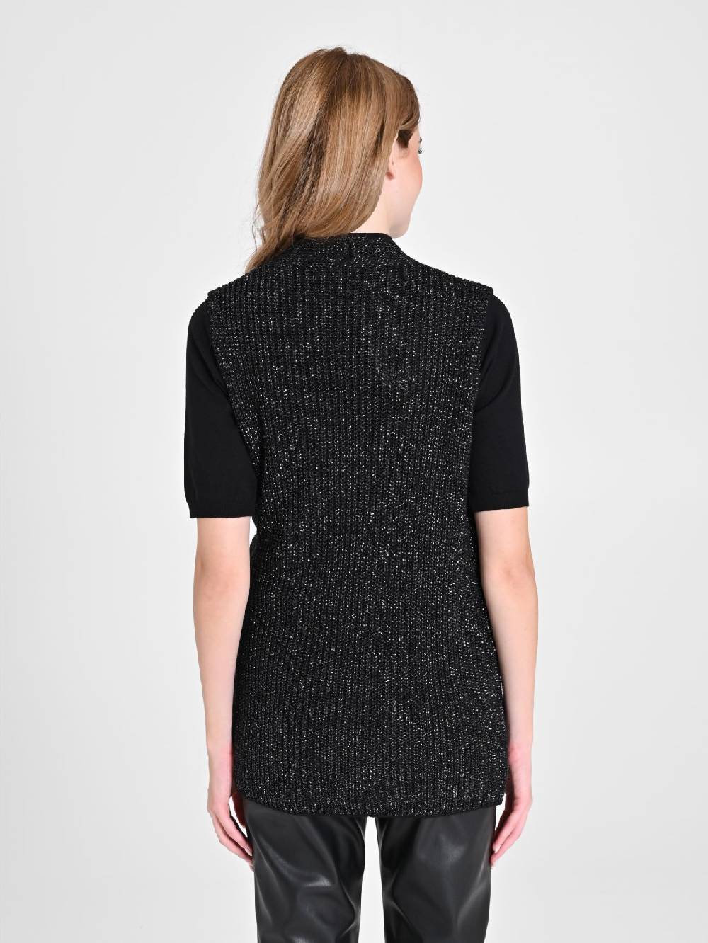 Rinascimento Gilet Fiocco Lurex Qualità Garantita