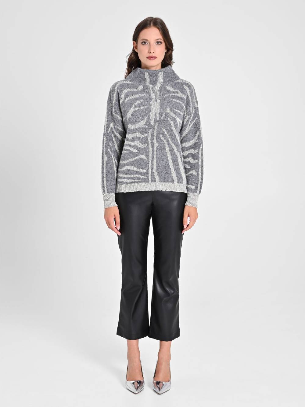 Rinascimento Maglione Zebra Lurex Online