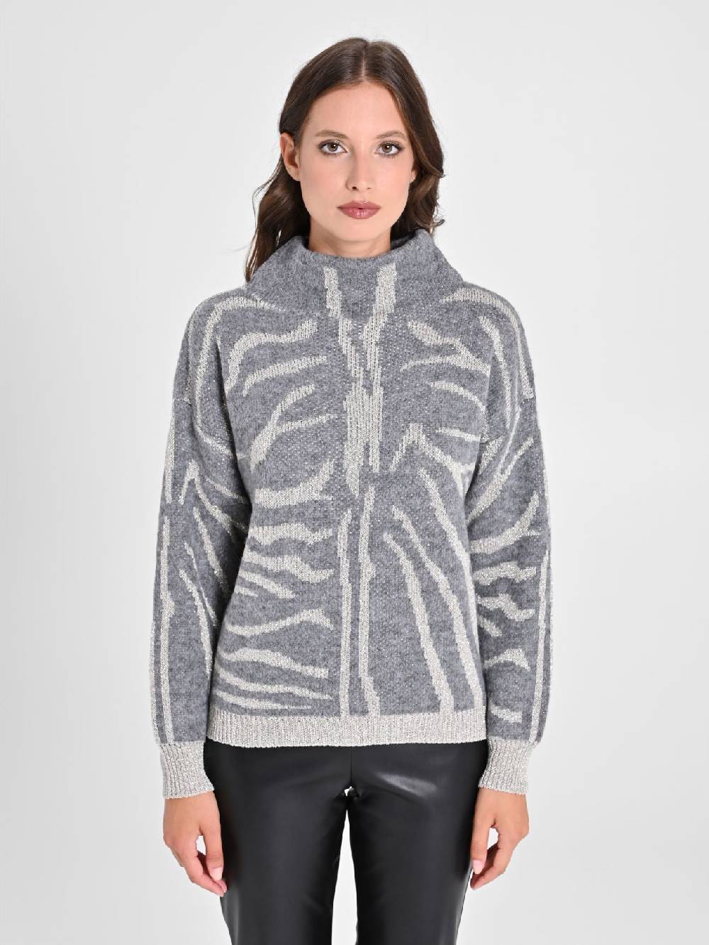 Rinascimento Maglione Zebra Lurex Online