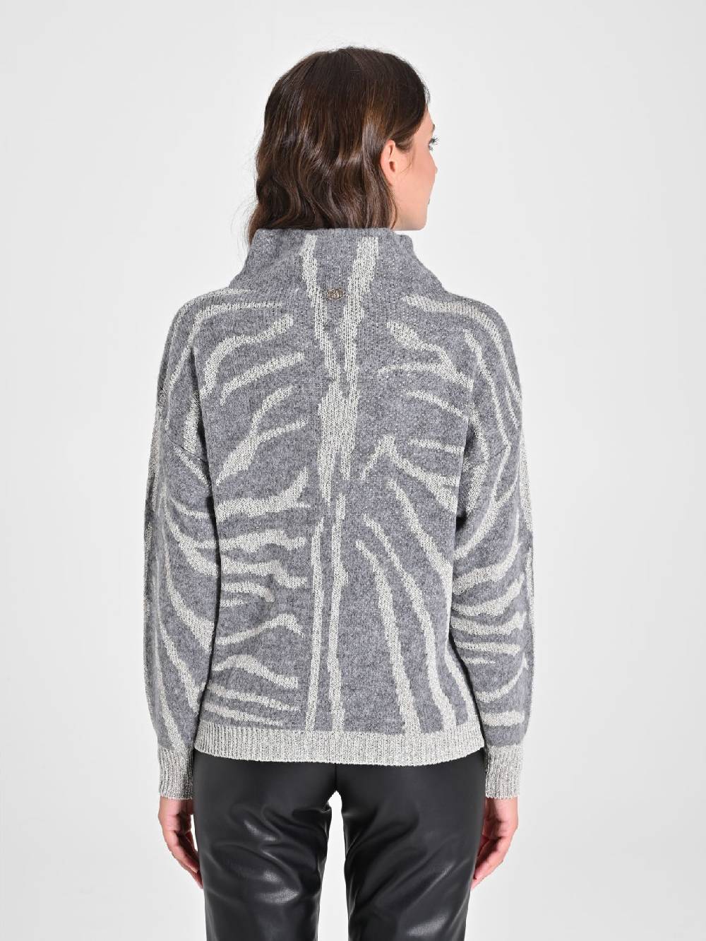 Rinascimento Maglione Zebra Lurex Online