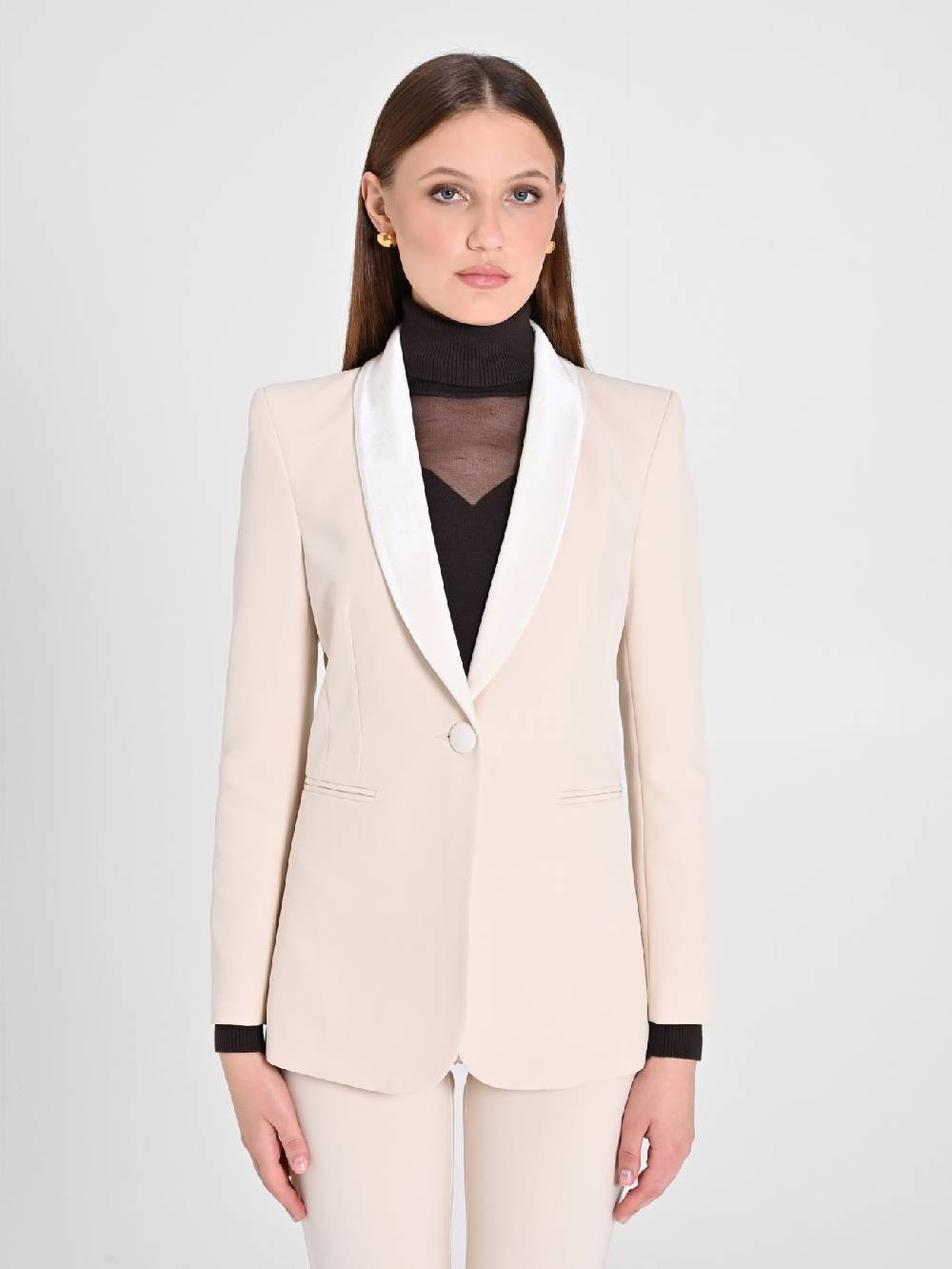 Rinascimento Giacca Tuxedo Beige I Più Venduti