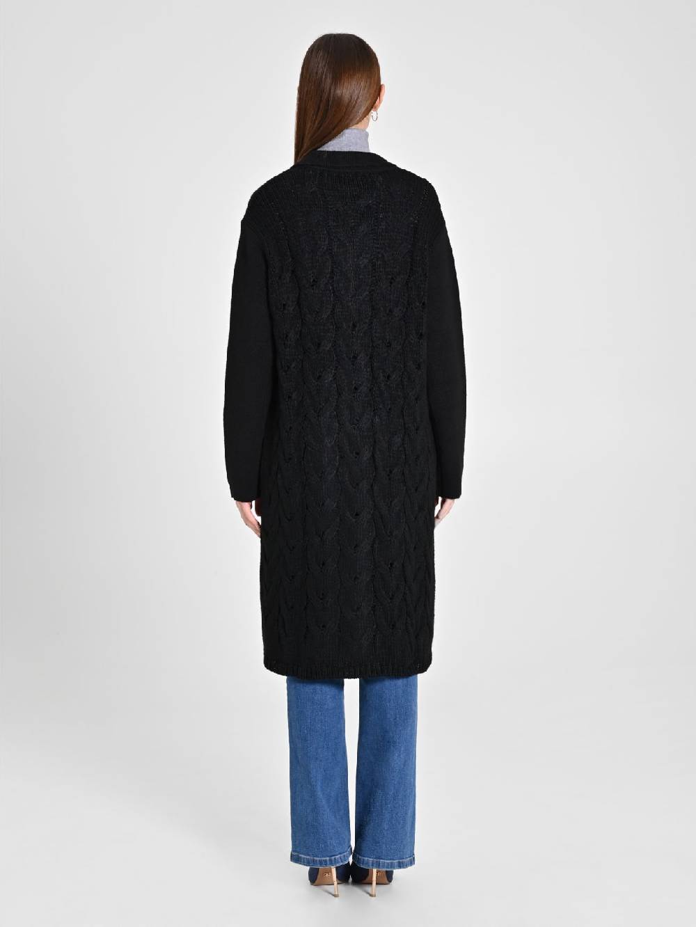 Rinascimento Maxi Cardigan nero Vendite Flash
