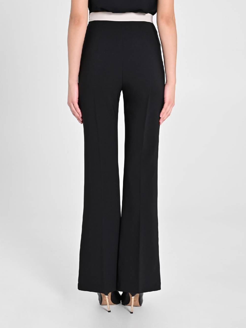 Rinascimento Pantalone Bicolor Nero & Beige Negozio