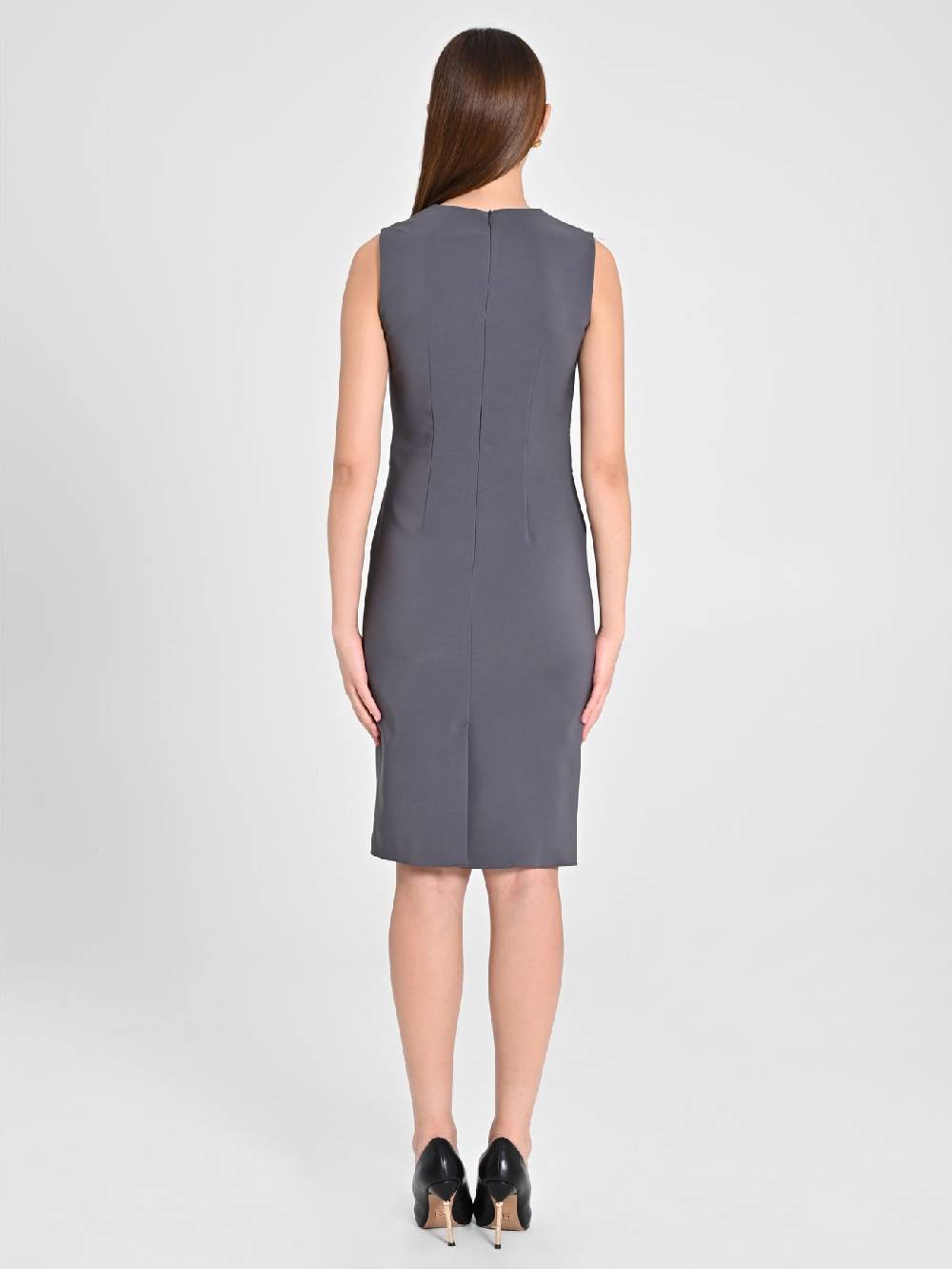 Rinascimento Tubino Grigio Fibbia Geometrica Shopping online
