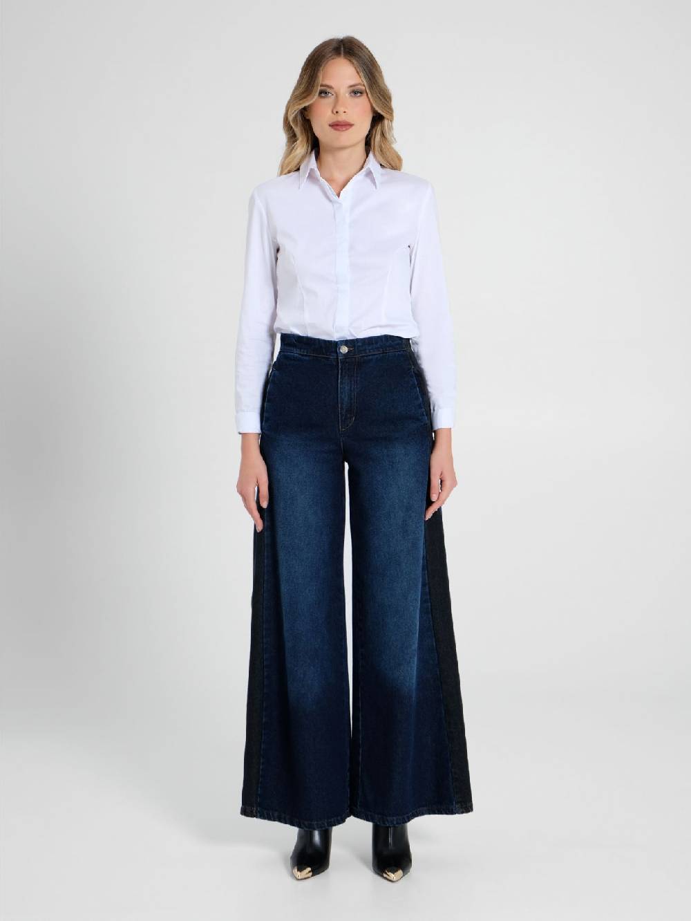 Rinascimento Jeans Palazzo con Banda Latest fashion