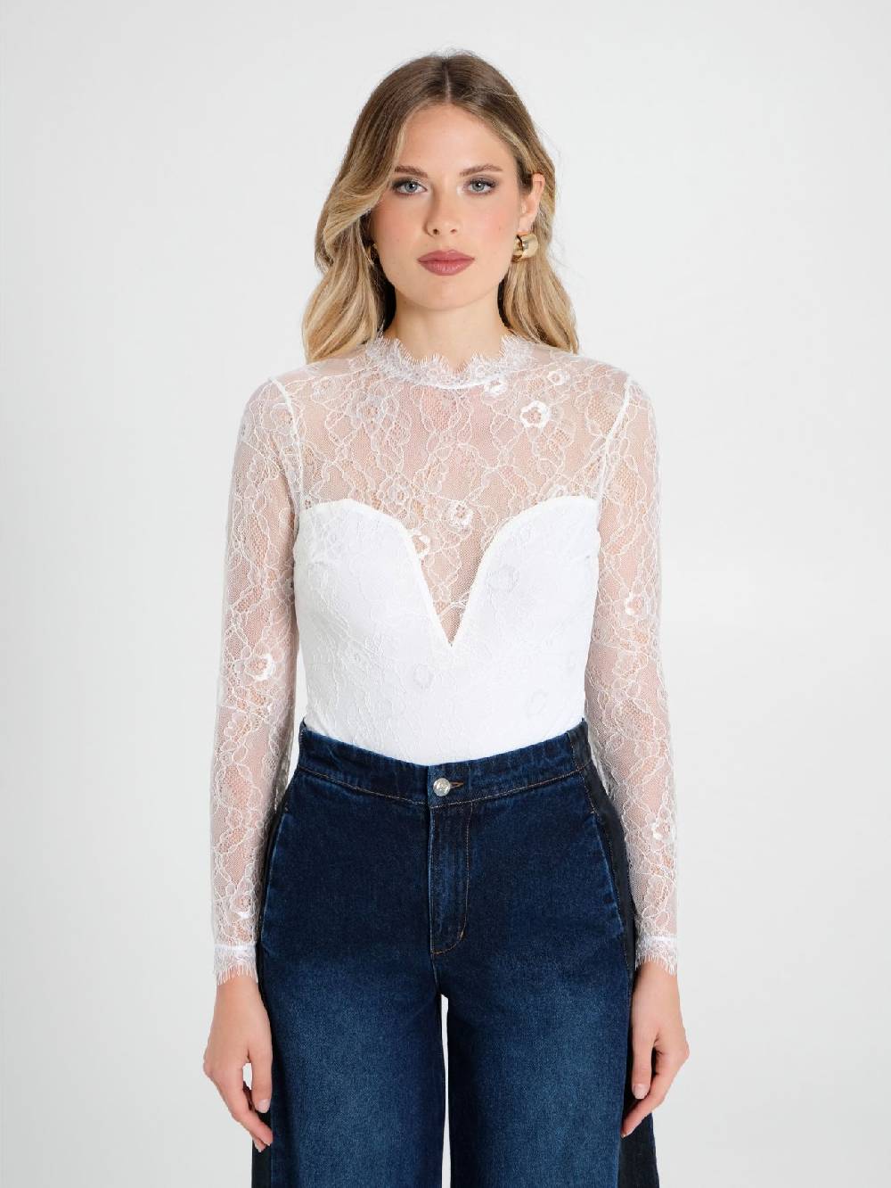 Rinascimento Blusa Body in Pizzo Bestseller