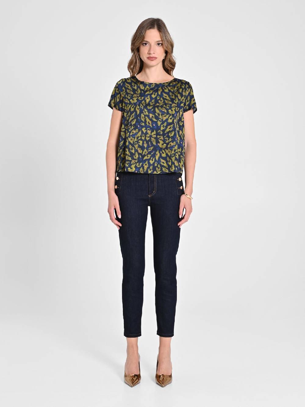 Rinascimento Blusa Animalier Fino Al -60%