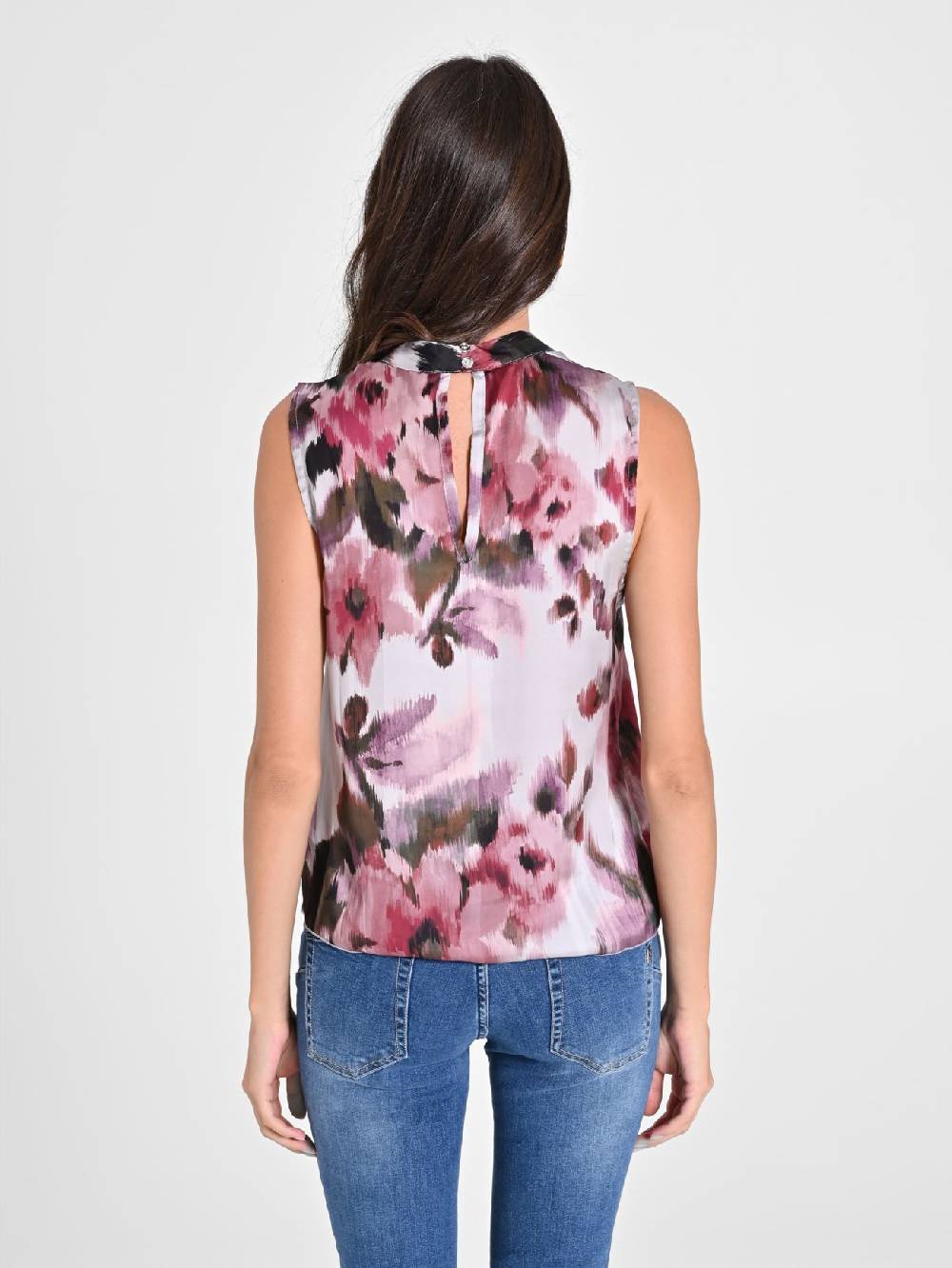 Rinascimento Blusa stampa Fiori Astratti Vendite Flash