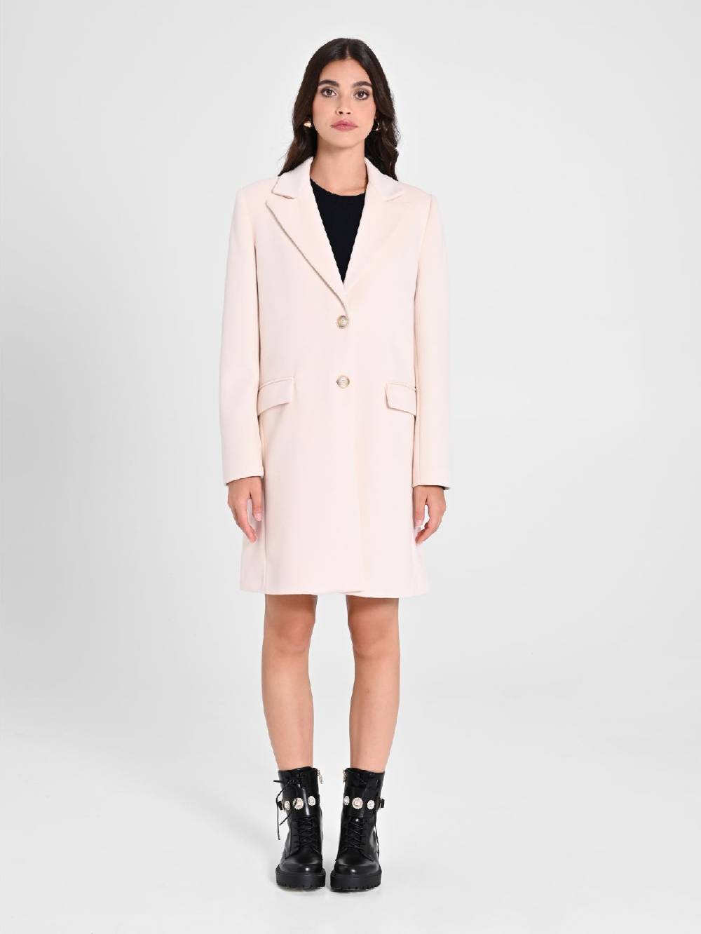 Rinascimento Cappotto Medio Beige Offerta speciale