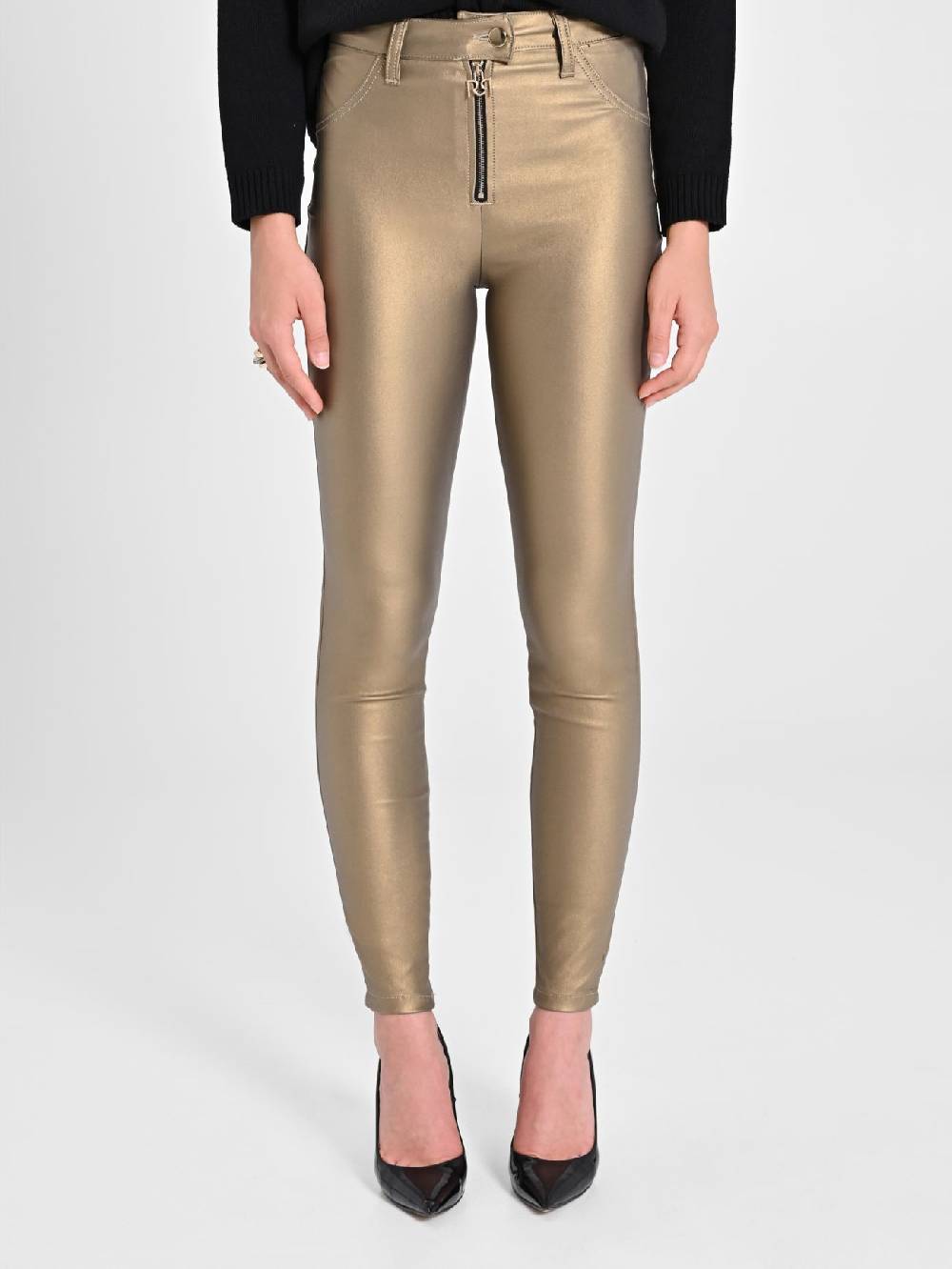 Rinascimento Pantaloni Skinny Gold Cyber Monday