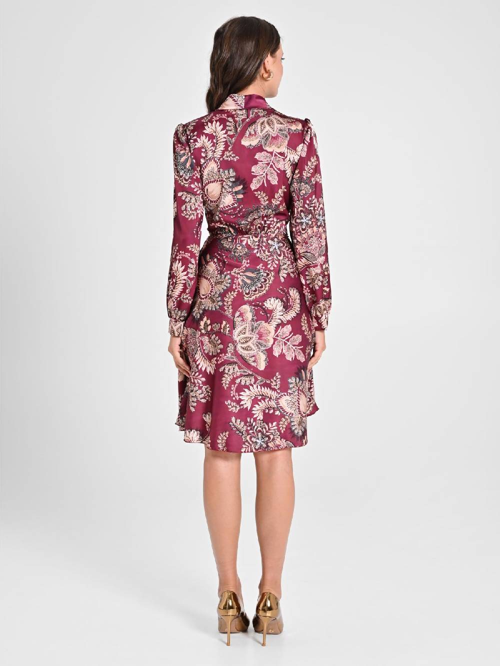 Rinascimento Wrap Dress stampa Cachemire Offerta natalizia