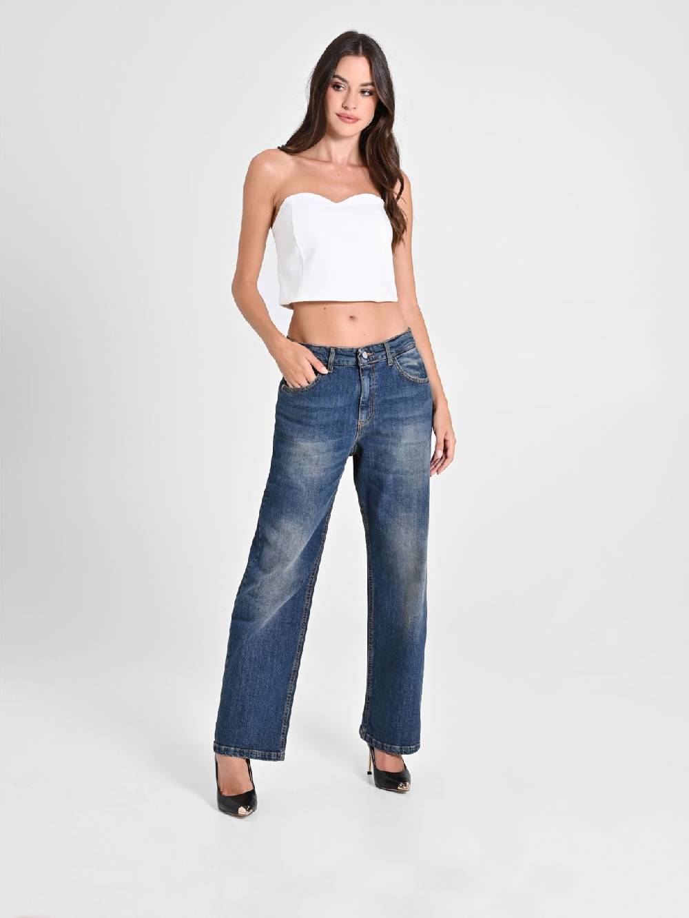 Rinascimento Jeans Gamba Ampia Offerta Pasqua
