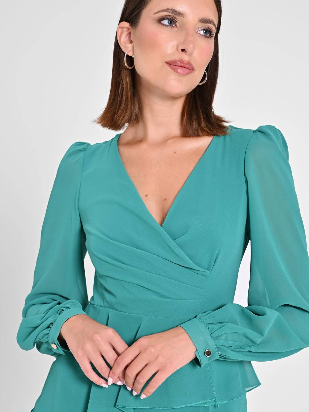 Rinascimento Abito Balzine Verde Giada Only for today