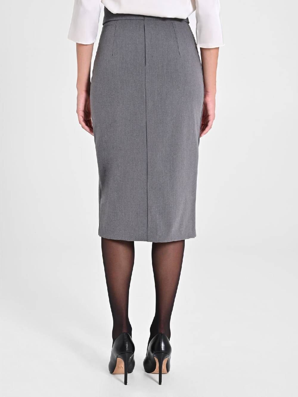 Rinascimento Gonna Tubino Grigio Mélange 50% di sconto con spedizione gratuita