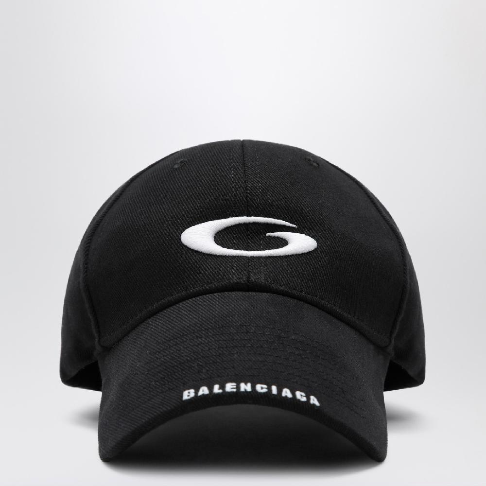 ﻿Balenciaga Cappello da baseball nero Loop Sports Icon Consegna Veloce