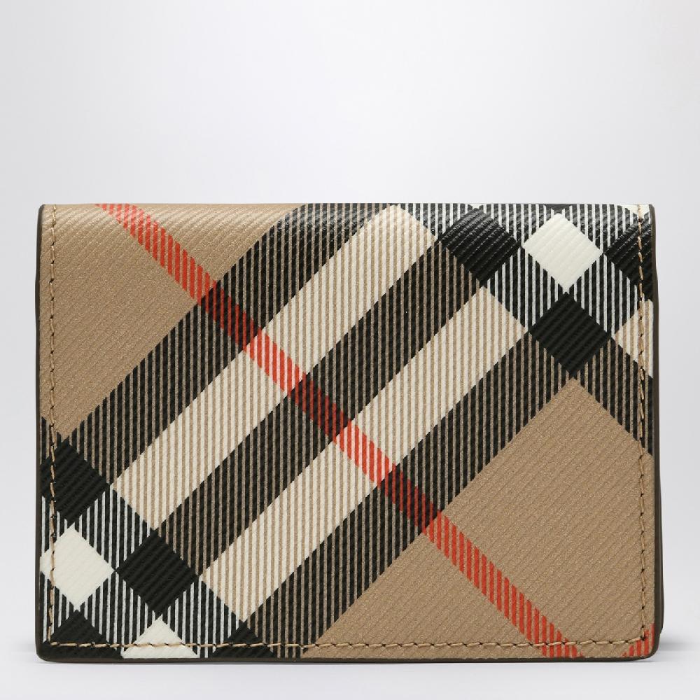 Burberry Portacarte e porta biglietti da visita Check Sand Offerta
