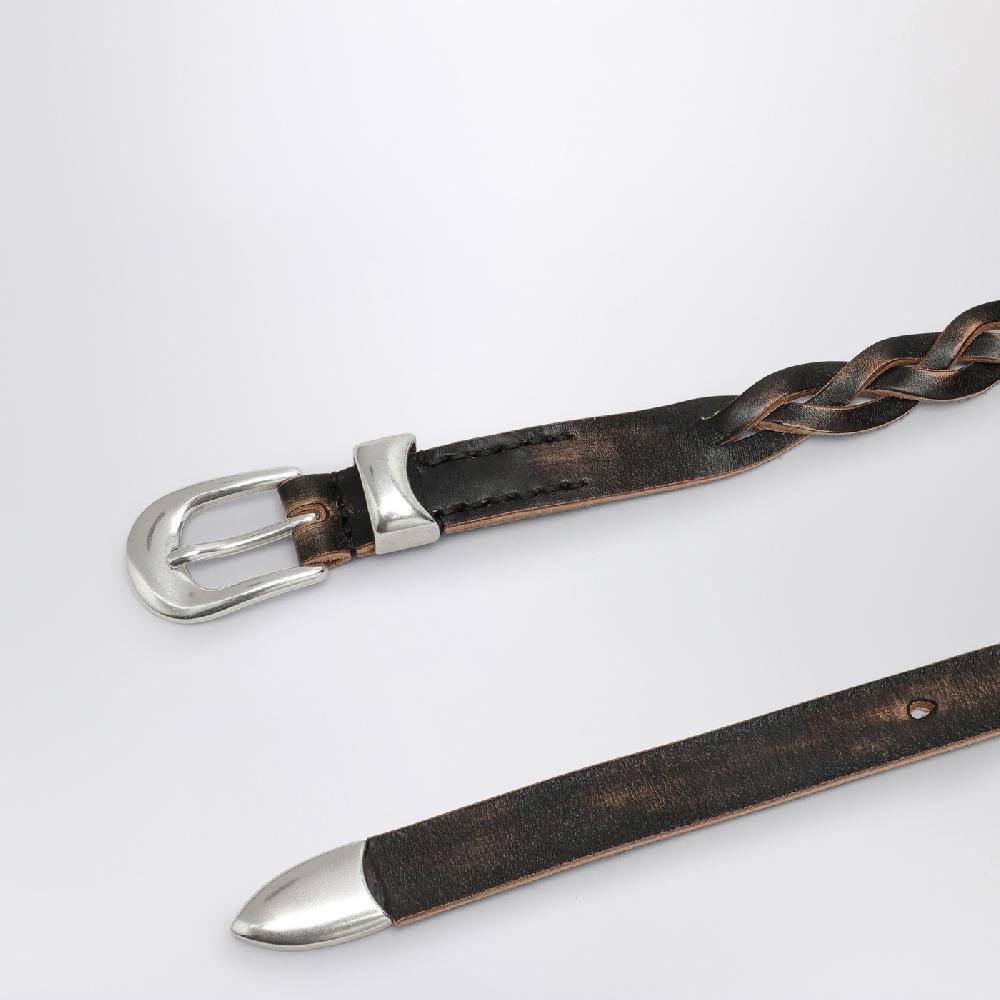 Cintura con treccia vintage black Nuovo