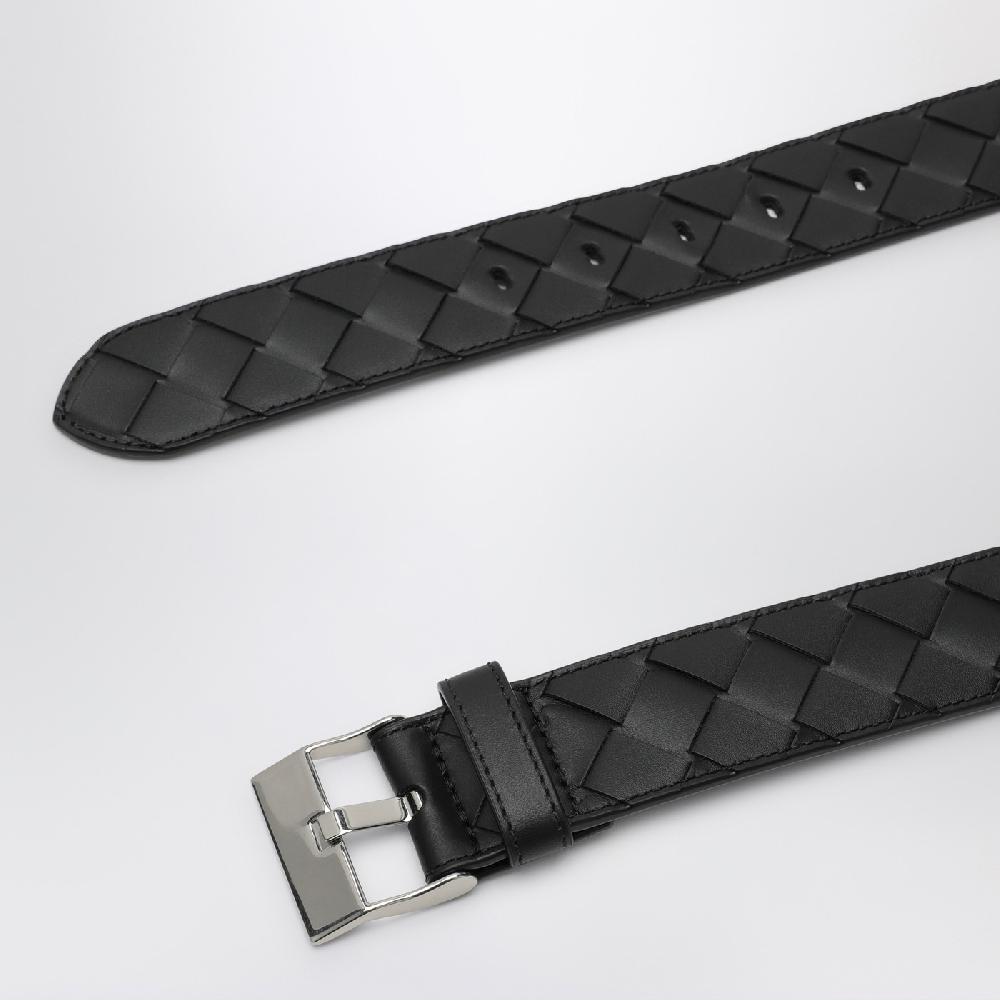 Bottega Veneta Cintura Watch nera in Intrecciato Pezzi Unici