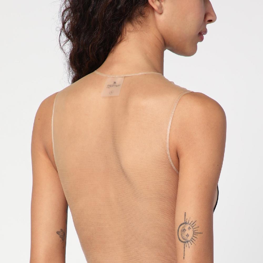 Courru00e8ges Body Illusione sabbia/nero Novità