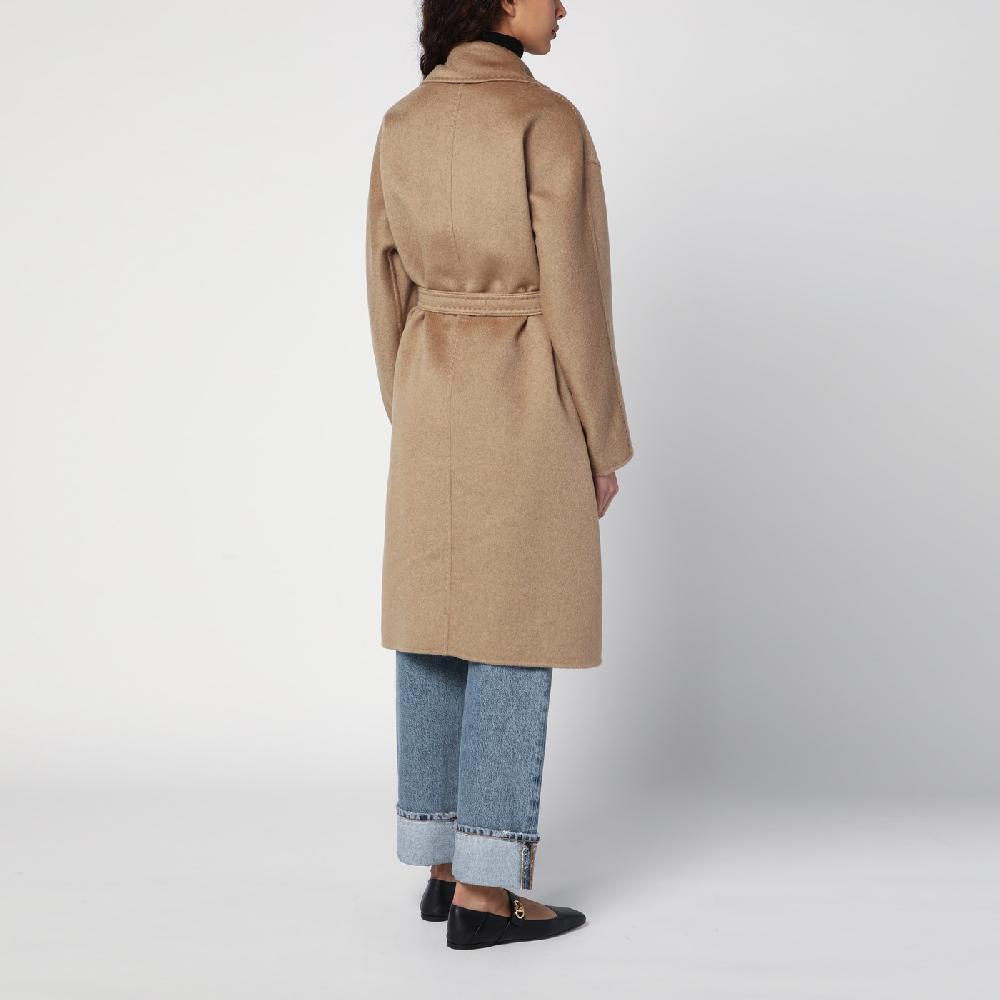 Max Mara Cappotto destrutturato beige in cachemire In Saldo
