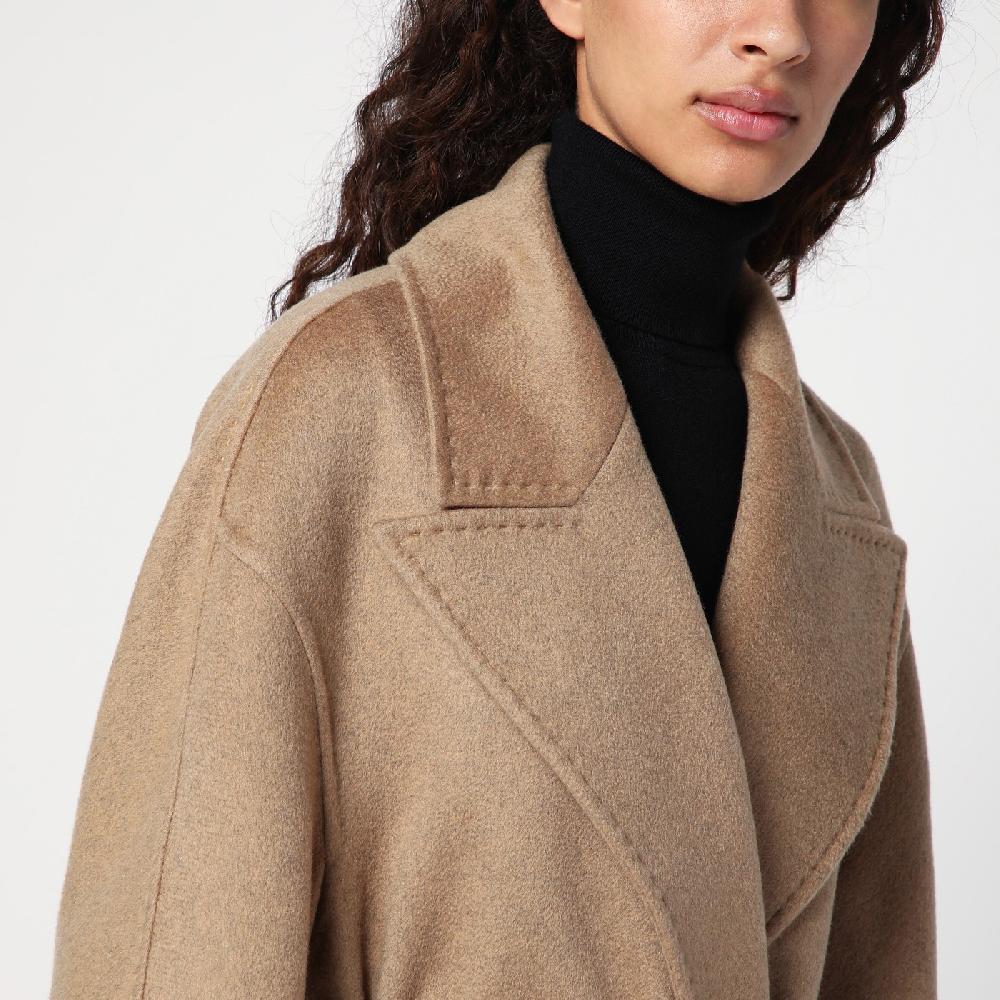 Max Mara Cappotto destrutturato beige in cachemire In Saldo