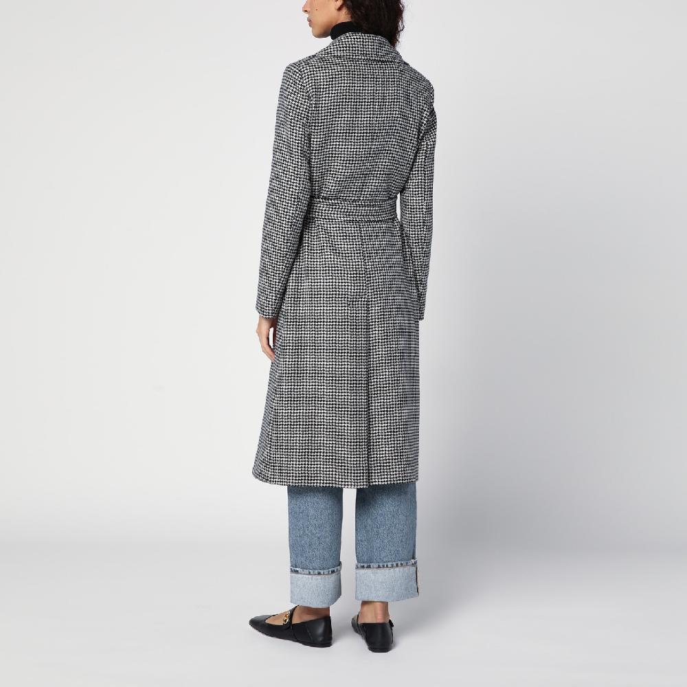 Tagliatore Cappotto doppiopetto in pied de poule Promozione