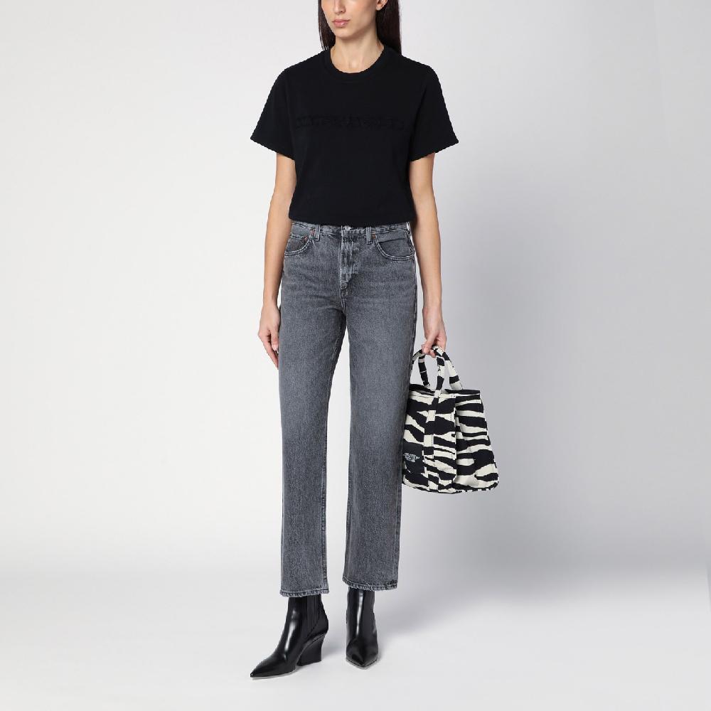 AGOLDE Jeans Valen grigio slavato in denim rigenerato Qualità Garantita