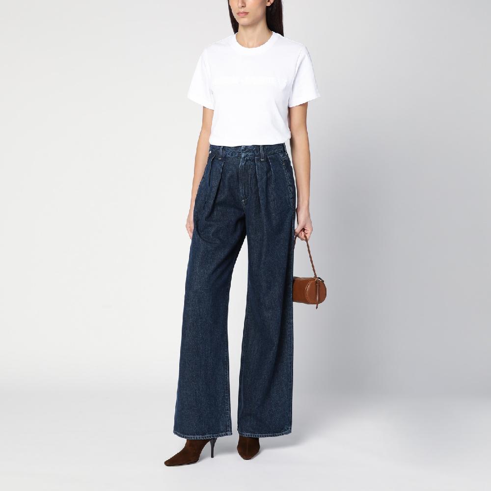 Citizens of Humanity Jeans scuro ampio con pieghe Economico