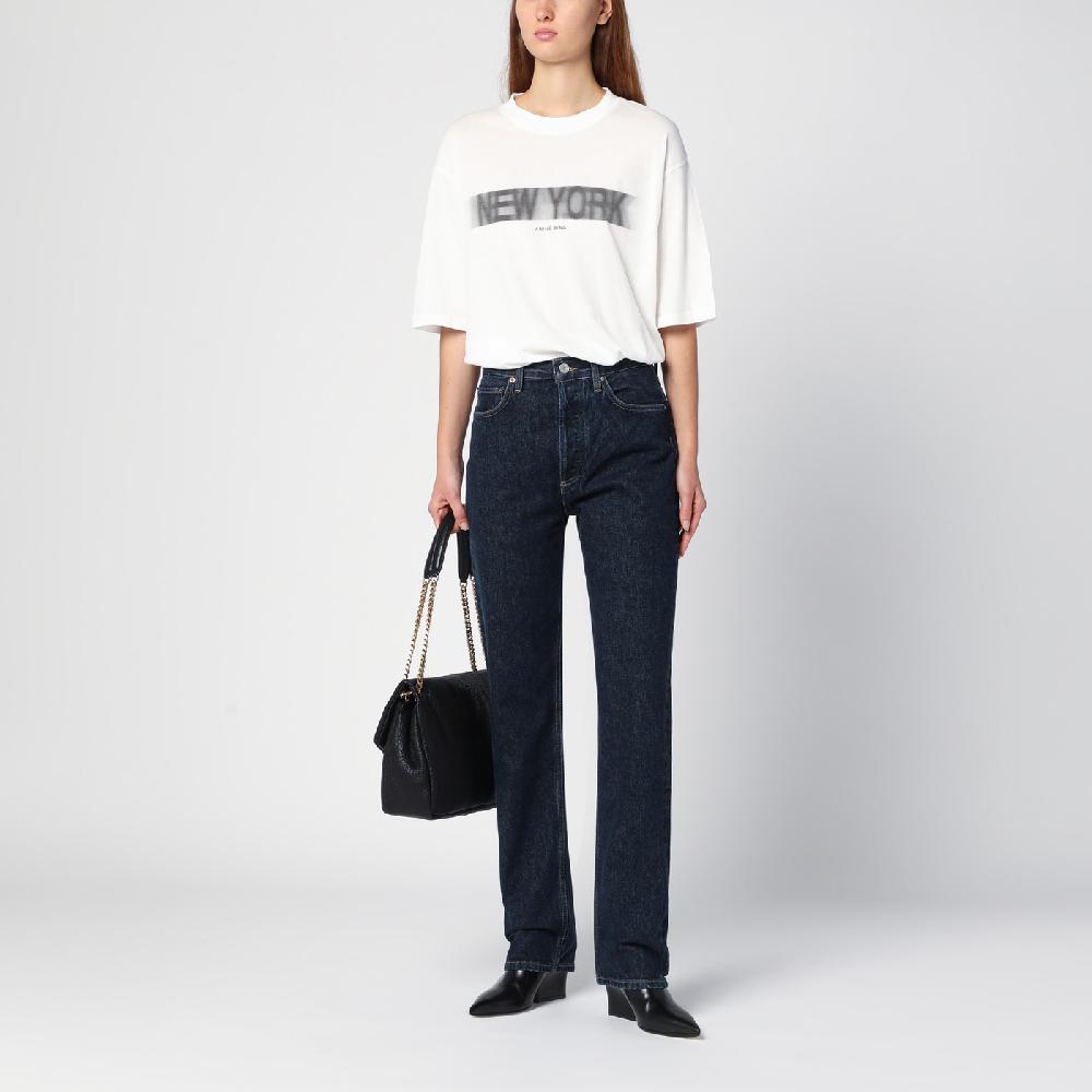 AGOLDE Jeans blu scuro in denim organico In Vendita