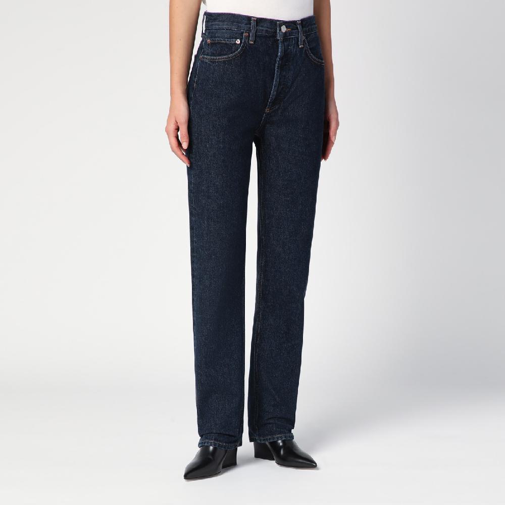 AGOLDE Jeans blu scuro in denim organico In Vendita