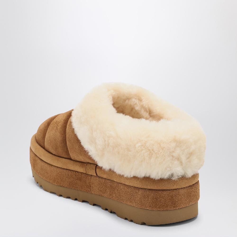 UGG Slide W Tazzlita castagna in suede Vendita Calda