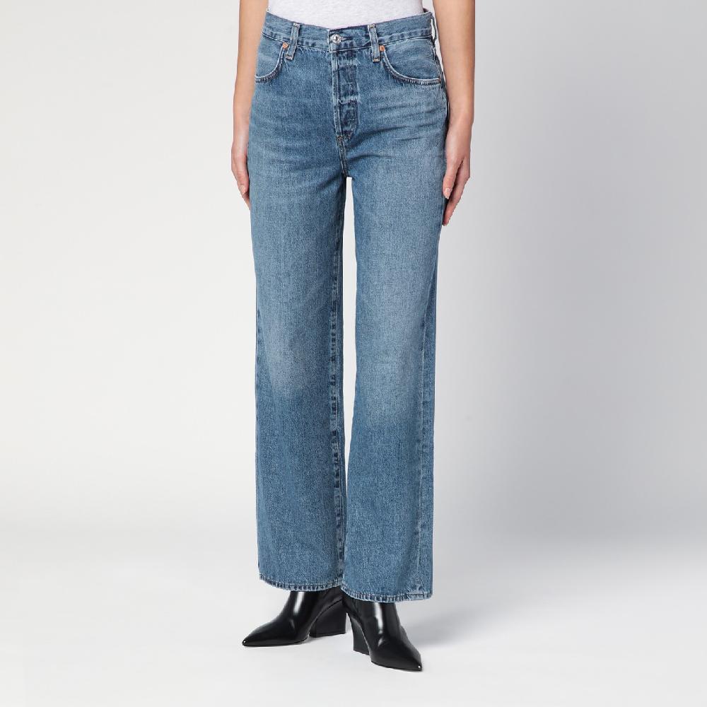 Citizens of Humanity Jeans dritto blu slavato Negozio