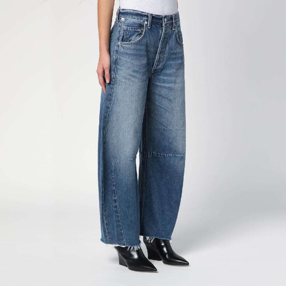Citizens of Humanity Jeans ampio Horseshoe blu slavato Nuova