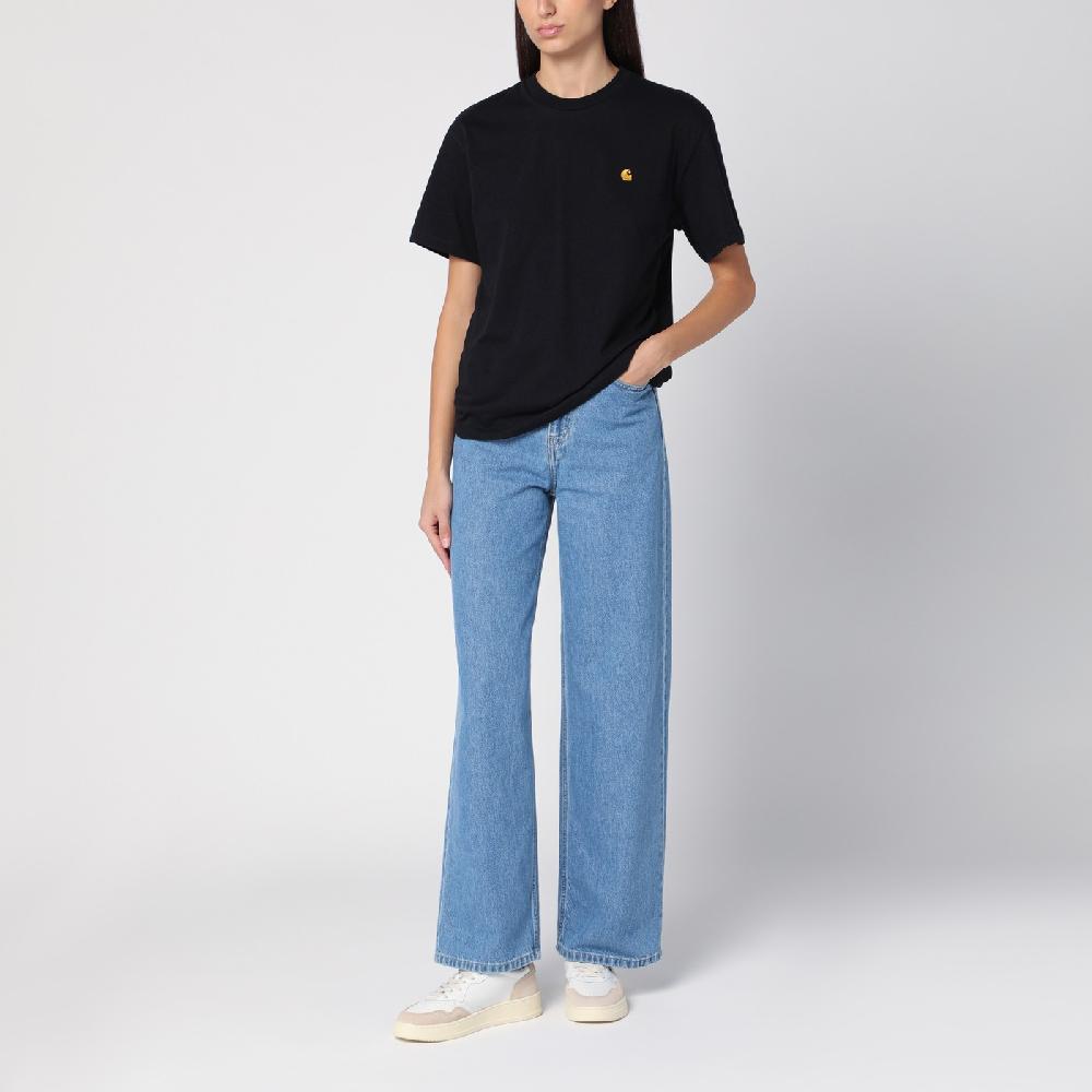Carhartt WIP W S/S Chase T-Shirt nera Pezzi Unici