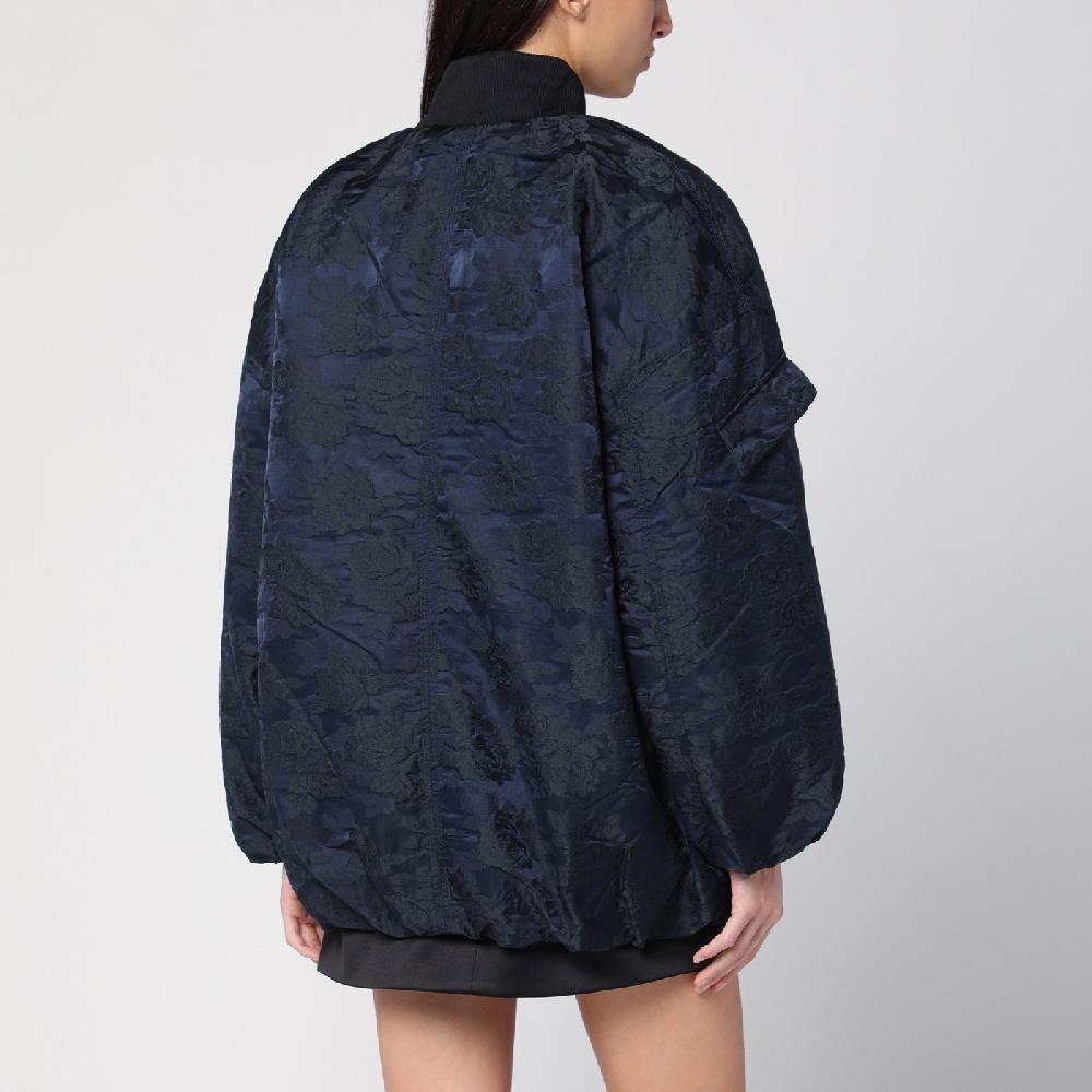 Ganni Bomber blu navy con zip Qualità Garantita